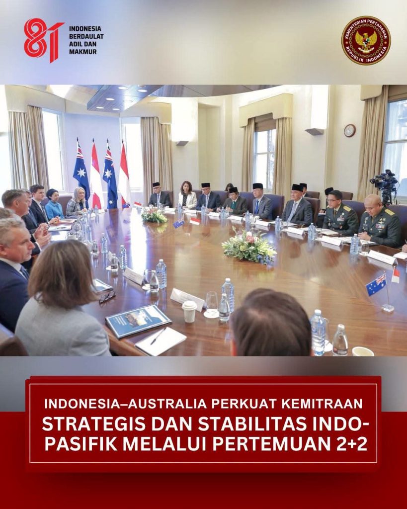 Pertemuan 2+2 — Indonesia & Australia Perkuat Kemitraan Strategis