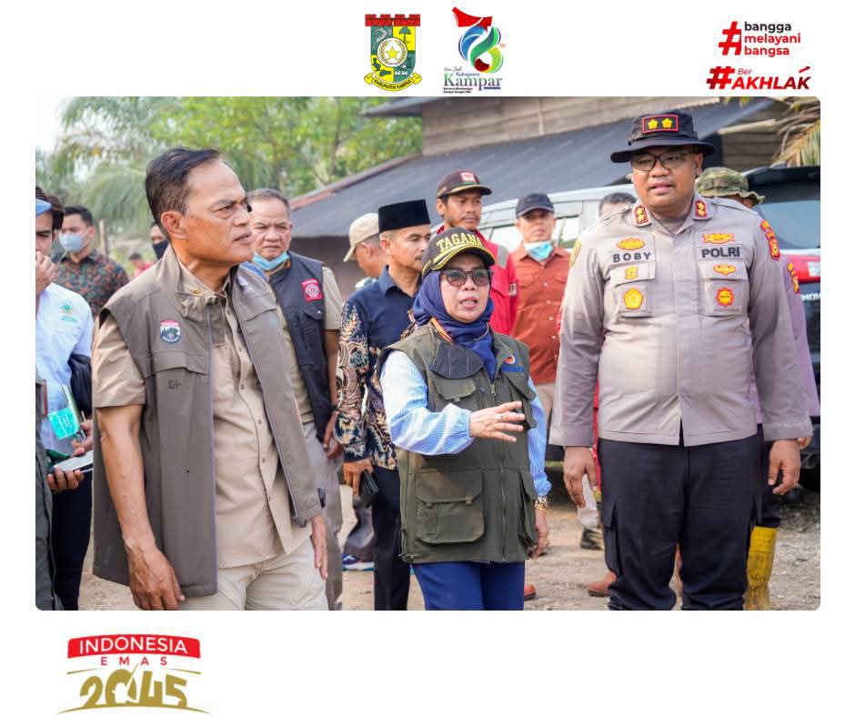 Staf Khusus Menhut Tinjau Penanganan Karhutla di Kampar