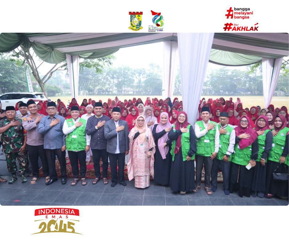 Wabup Kampar Buka Tabligh Akbar & MTQ Bangkinang Kota