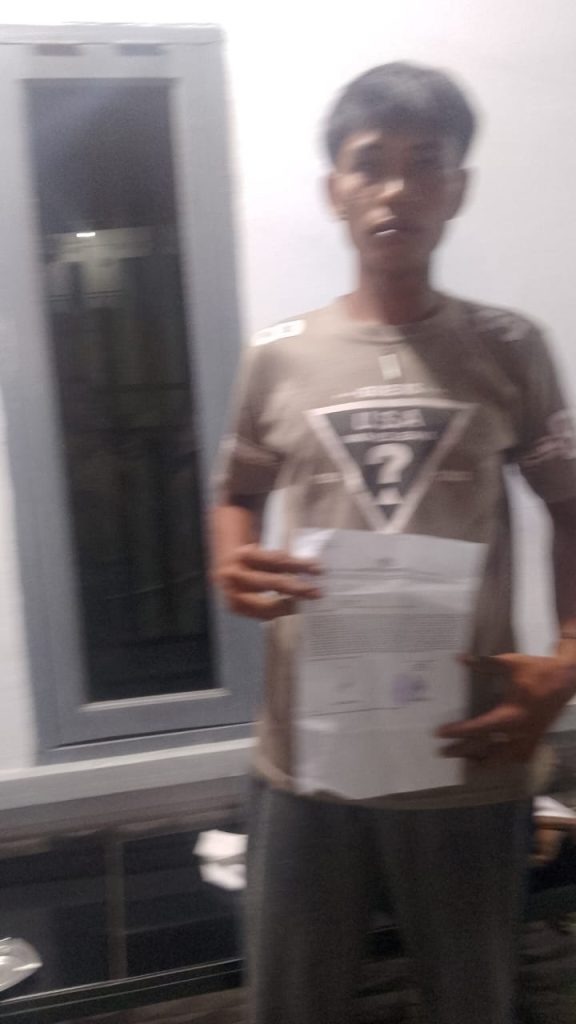 Adi Saputra Marbun Pelapor Dugaan Penganiayaan Parang di Rokan Hulu
