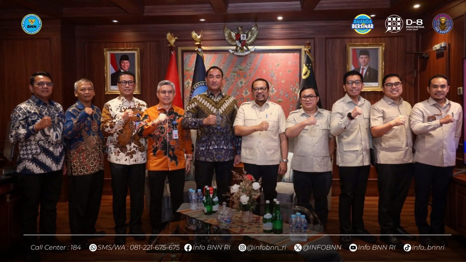 BNN Dorong Sinergi Bersama Bakom RI Hadapi Ancaman Narkotika