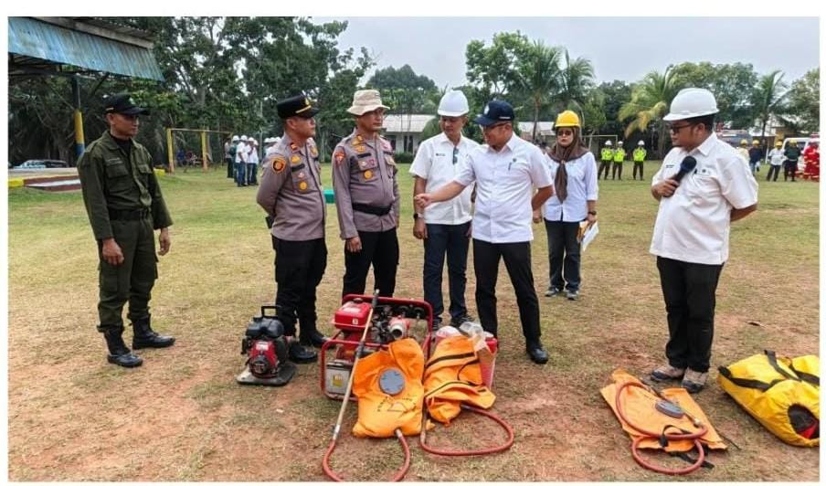 POLSEK TANDUN SINERGI PTPN IV REGIONAL III, GELAR APEL SIAGA ANTISIPASI KARHUTLA