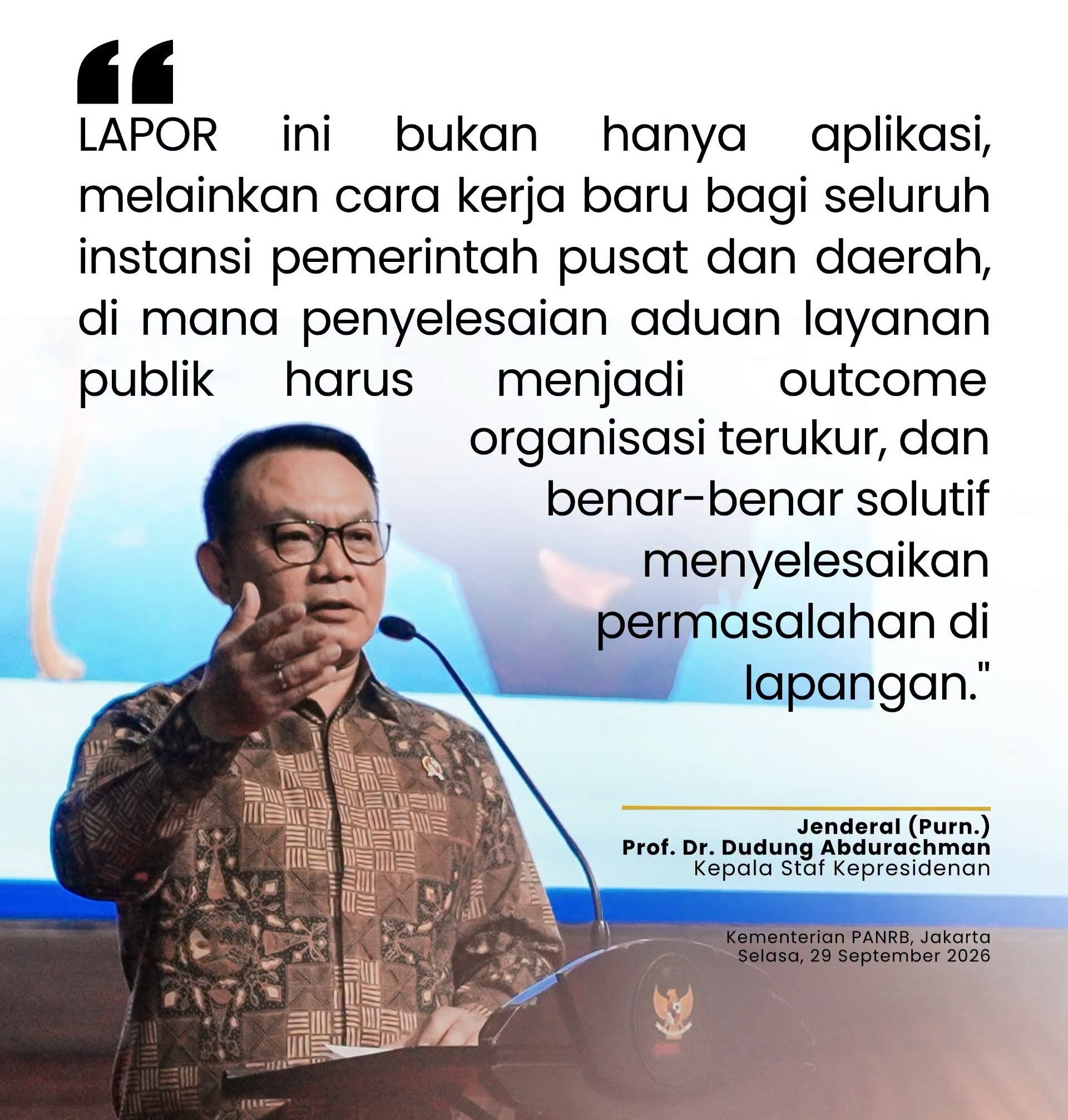KSP: Penyelesaian Aduan Masyarakat Tugas Utama Birokrasi