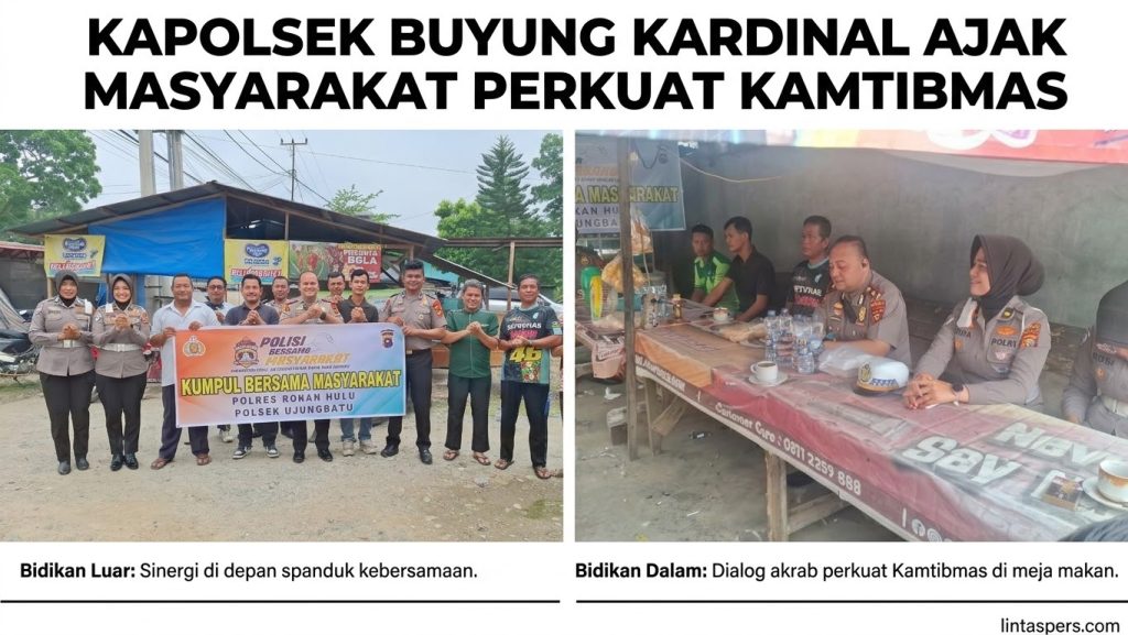 Kapolsek Buyung Kardinal: Sinergi Polisi-Masyarakat Jaga Kamtibmas