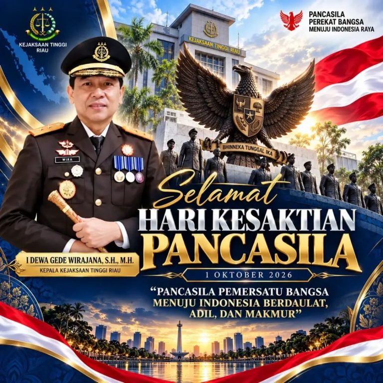 Kajati Riau I Dewa Gede Wirajana: Pancasila Fondasi Utama Persatuan Bangsa