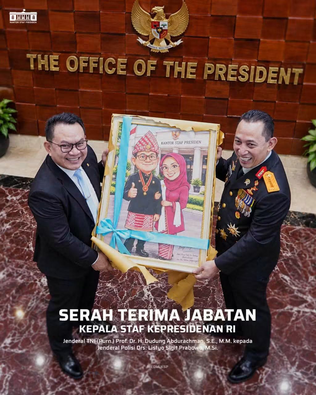 Serah Terima Jabatan Kepala Staf Kepresidenan