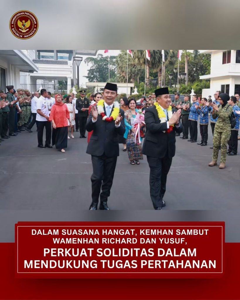 Kemhan Sambut Dua Wakil Menteri Pertahanan RI