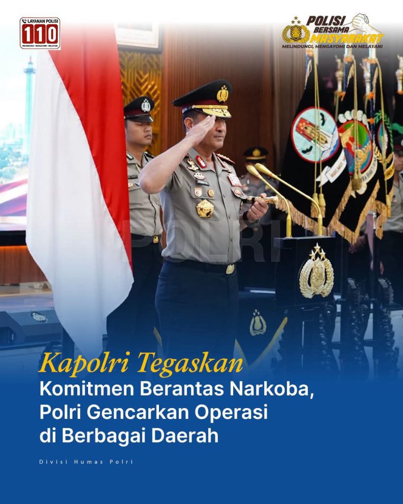 Kapolri gencarkan operasi pemberantasan narkoba di berbagai wilayah Indonesia