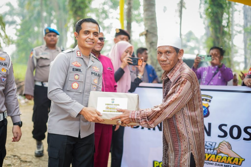 Polres Rohul Baznas Resmikan Rumah Layak Huni Rambah Hilir