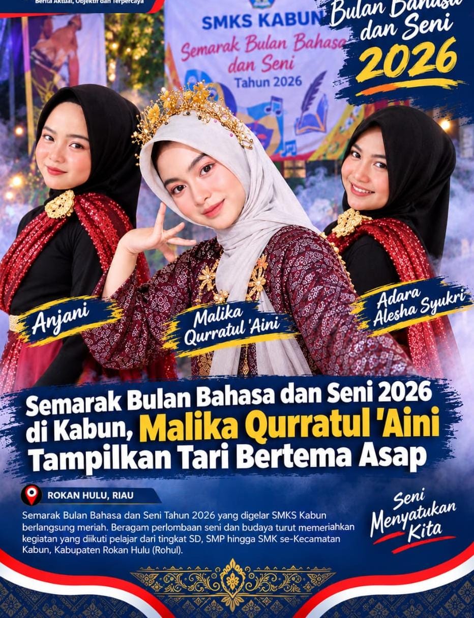 Bulan Bahasa Seni SMKS Kabun 2026, Pesan Penghjauan Lewat Seni