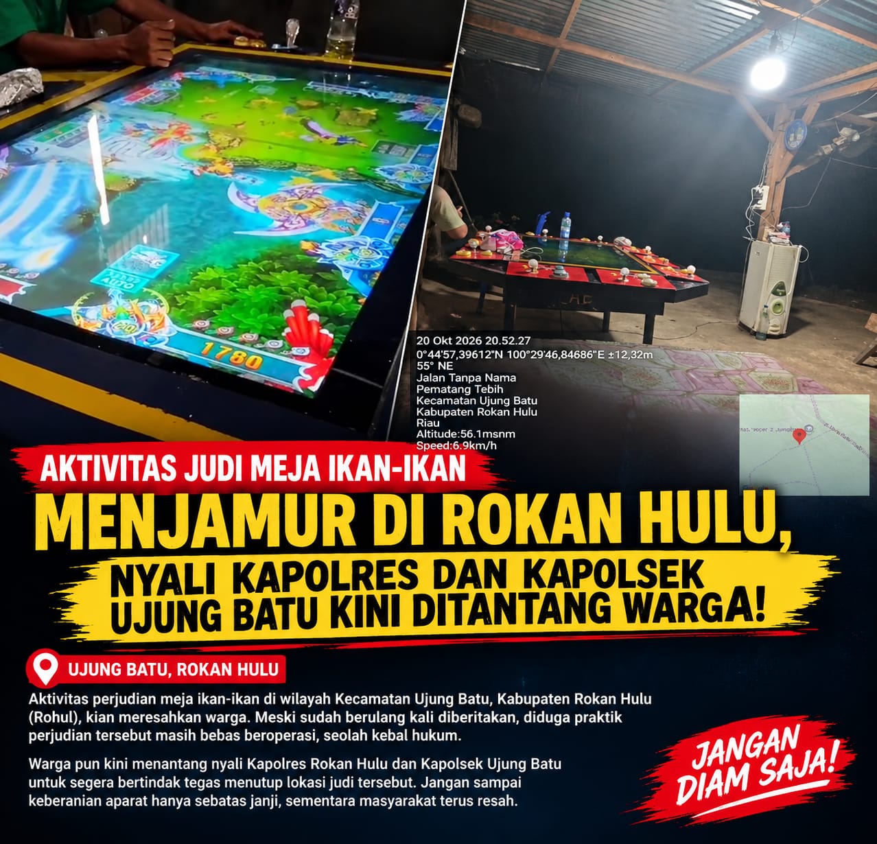 Penelusuran Judi Ikan-Ikan Rokan Hulu