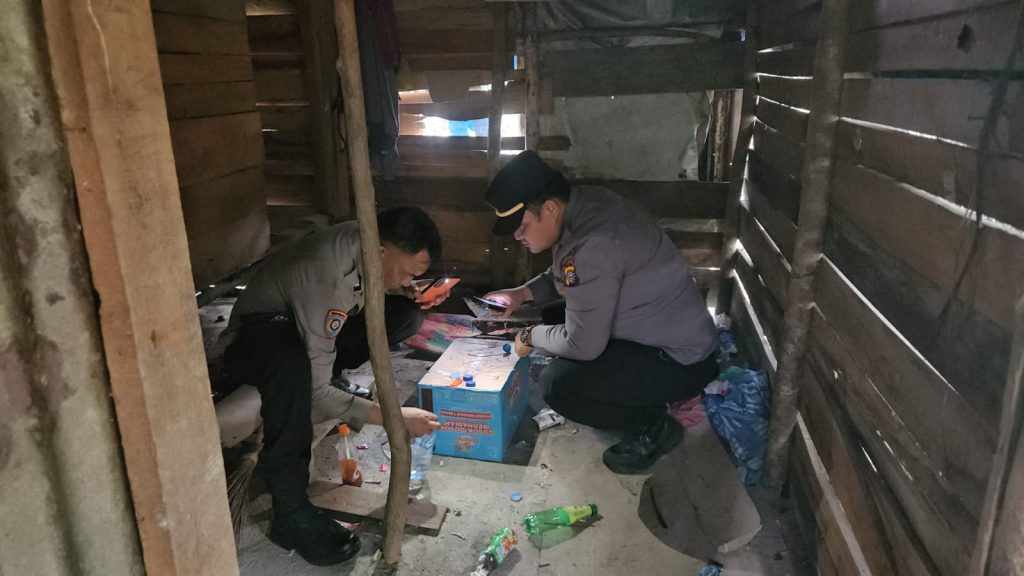 Polsek Bangkinang Barat Razia Narkoba Desa Silam.