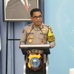 Brigjen Pol. Simson Zet Ringu buka kegiatan pendidikan hukum KUHP dan KUHAP baru di Aula Mapolda Riau, Pekanbaru, 26 Oktober 2026