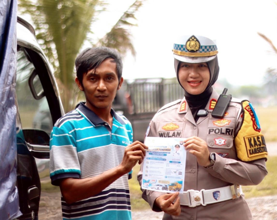 Operasi Patuh Lancang Kuning 2026, Satlantas Polres Kampar Cek Pajak Kendaraan